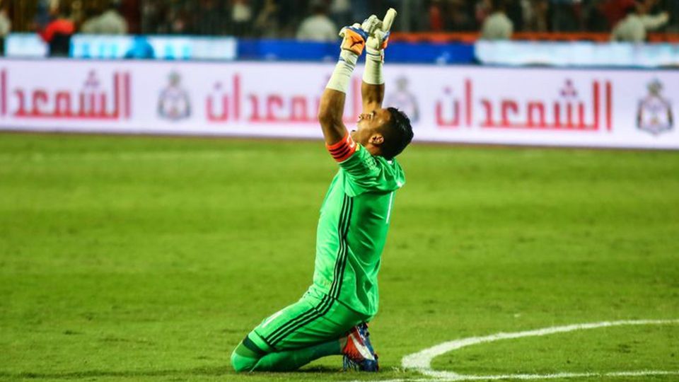 Essam El Hadary, kiper mesir yang menjadi pemain tertua di Piala Afrika 2017. Copyright: © Fox Sports