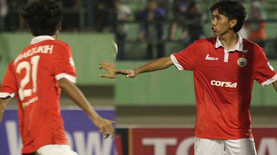 Amarzukih ketika membela Persija Jakarta di ajang Torabika Soccer Championship. Copyright: © Indonesia Soccer Championship.