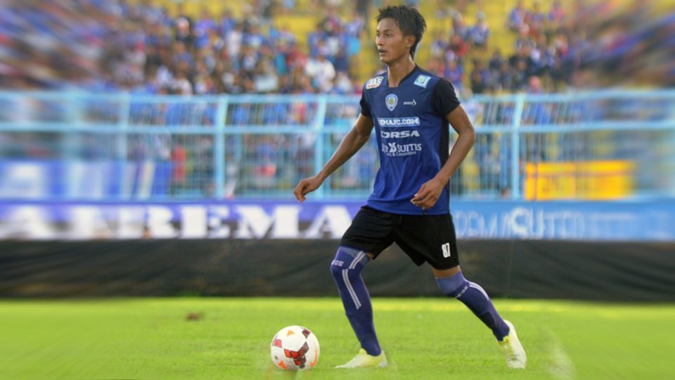 Kapten anyar Arema FC, Johan Ahmad Alfarizi. Copyright: © aremakuarema