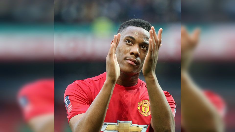 Anthony Martial dikabarkan sudah tidak ingin bertahan di Manchester United. Copyright: © Getty Images