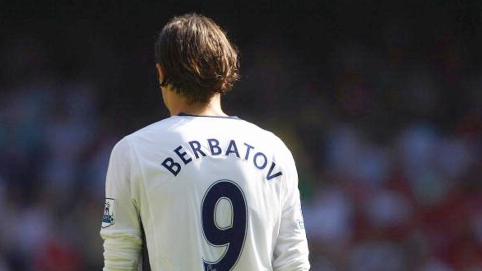 Dimitar Berbatov saat masih berseragam Tottenham Hotspur. Copyright: © Clive Rose/Getty Images