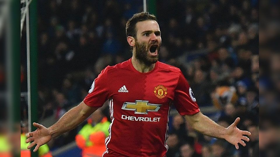 Juan Mata, gelandang serang Man United. Copyright: © Getty Images