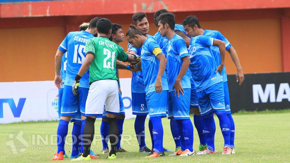 Pemain PSCS Cilacap. Copyright: © Ian Setiawan/INDOSPORT