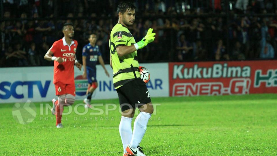 Kiper Persija, Andritany Ardhiyasa. Copyright: © Ian Setiawan/INDOSPORT
