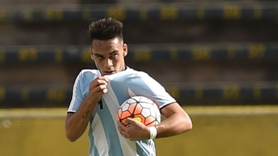 Lautaro Martinez. Copyright: © RODRIGO BUENDIA/AFP/Getty Images