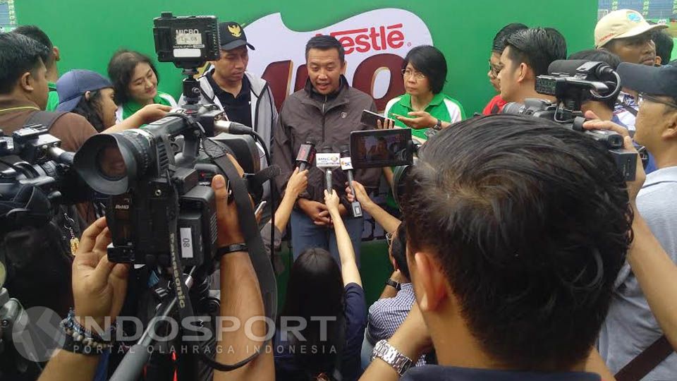 Menteri Pemuda dan Olahraga, Imam Nahrawi saat membuka MILO Football Championship 2017. Copyright: © Muhammad Adiyaksa/INDOSPORT