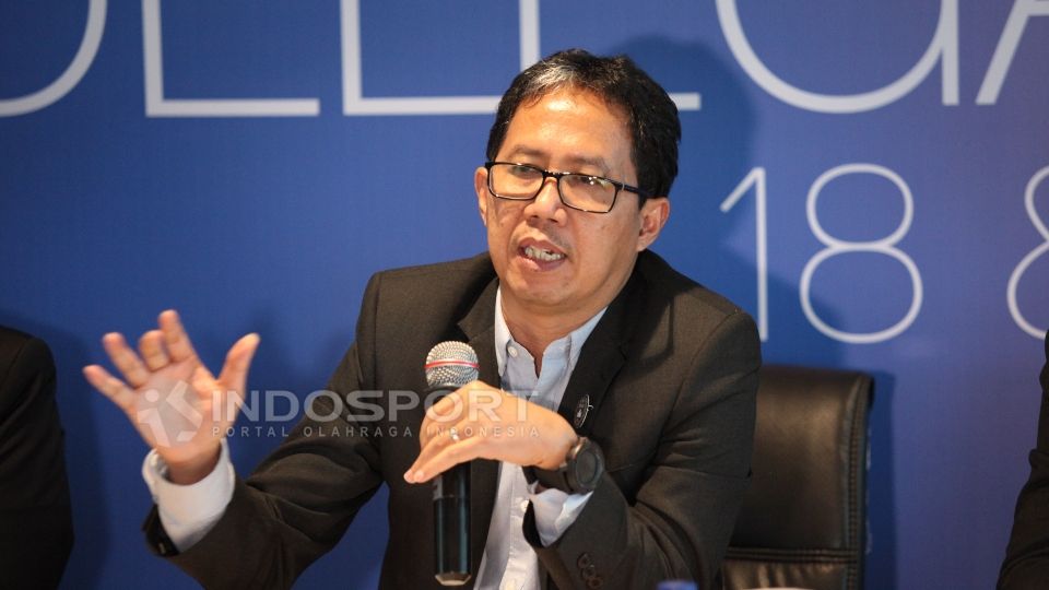 Wakil Ketua Umum PSSI, Joko Driyono. Copyright: © INDOSPORT/Herry Ibrahim