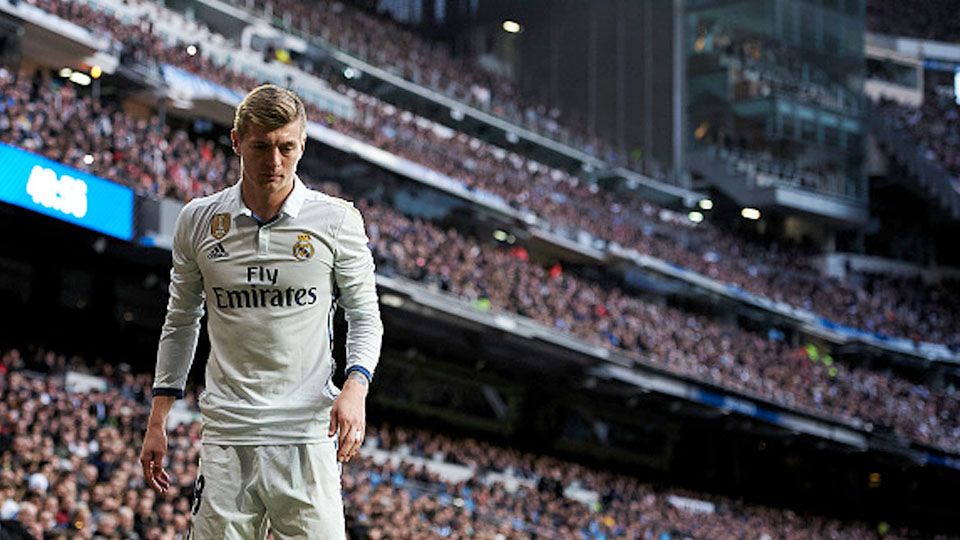 Toni Kroos, gelandang bertahan Real Madrid. Copyright: © fotopress/Getty Images