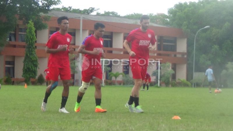 Latihan PSM Makassar. Copyright: © Muhammad Nur Basri