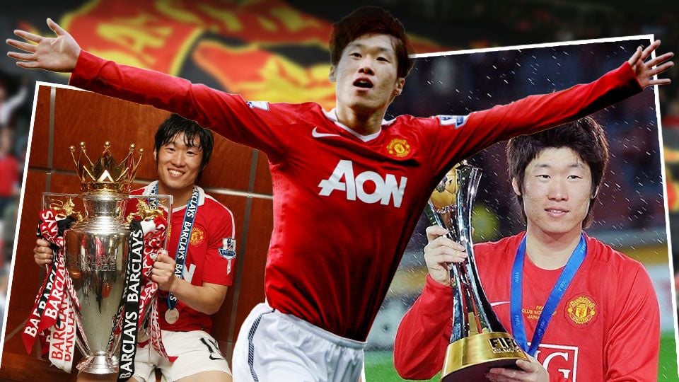Park Ji-Sung, mantan pemain Manchester United. Copyright: © Grafis: Eli Suhaeli/INDOSPORT/Getty Images