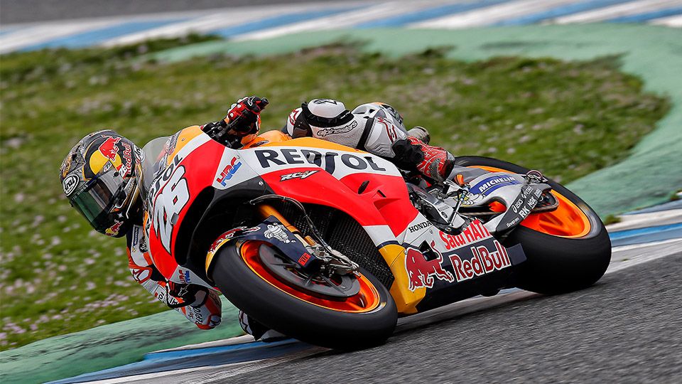 Pembalap Repsol Honda, Dani Pedrosa. Copyright: &copy; Getty Images