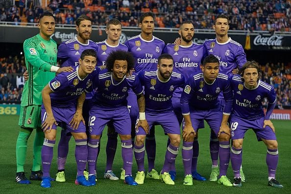 Skuat Real Madrid 2016/17. Copyright: © Manuel Queimadelos Alonso/GettyImages
