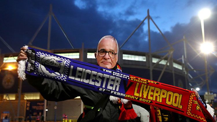Leicester City akan hadapi Liverpool tanpa Claudio Ranieri. Copyright: © Julian Finney/Getty Images