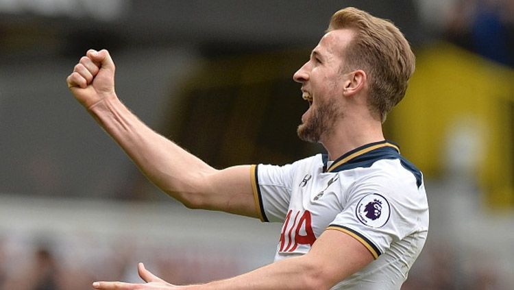 Bulan September merupakan bulan keberuntungan yang dialami penyerang andalan Tottenham Hotspurs, Harry Kane. Copyright: © OLLY GREENWOOD/AFP/Getty Images