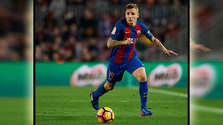 Lucas Digne, full-back Barcelona. Copyright: © fotopress/Getty Images