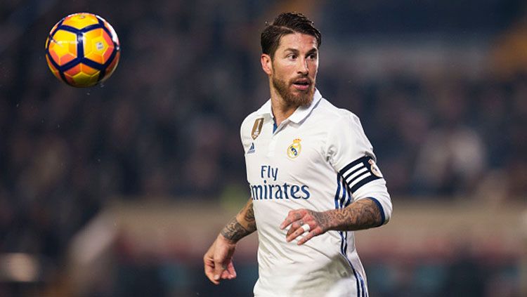 Pemain belakang Real Madrid, Sergio Ramos. Copyright: © Jose Breton/Getty Images