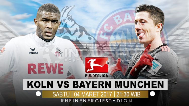 Koln vs Bayern Munchen. Copyright: &copy; Grafis: Eli Suhaeli/INDOSPORT/Getty Images