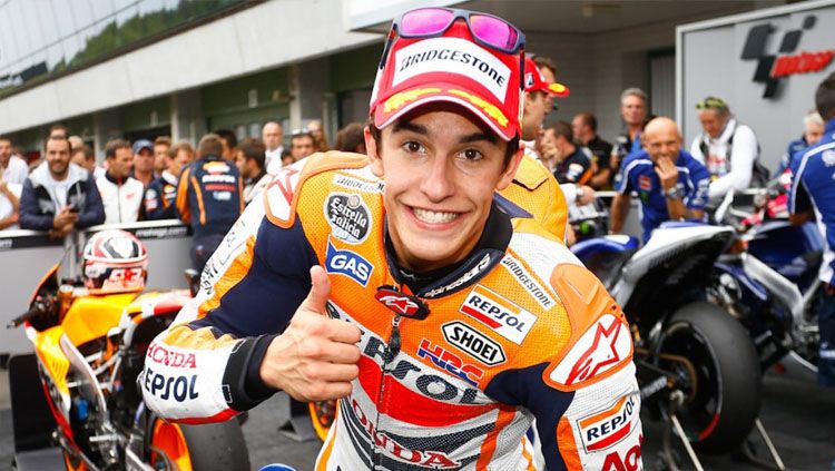 Pembalap Repsol Honda, Marc Marquez. Copyright: © is-a-cunt.com