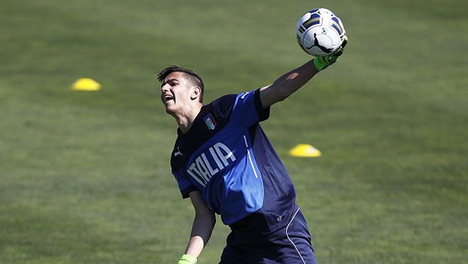 Kiper muda Udinese, Alex Meret (Italia). Copyright: © Paolo Bruno/Getty Images