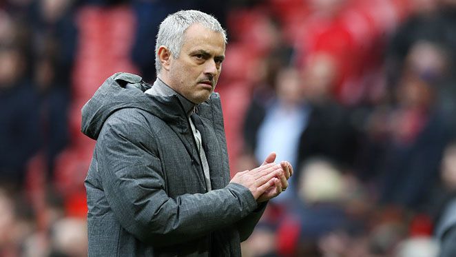 Jose Mourinho (pelatih Manchester United). Copyright: © Martin Rickett/PA Images via Getty Images