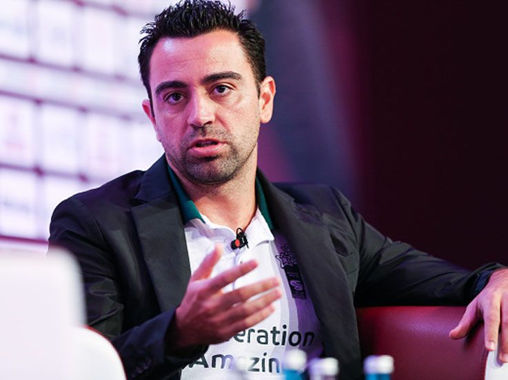 Ditahan imbang oleh Granada pada pekan ke-20 Liga Spanyol 2021/22, Xavi Hernandez mengaku jika Barcelona kurang pengalaman. Copyright: © Barrington Coombs/Getty Images