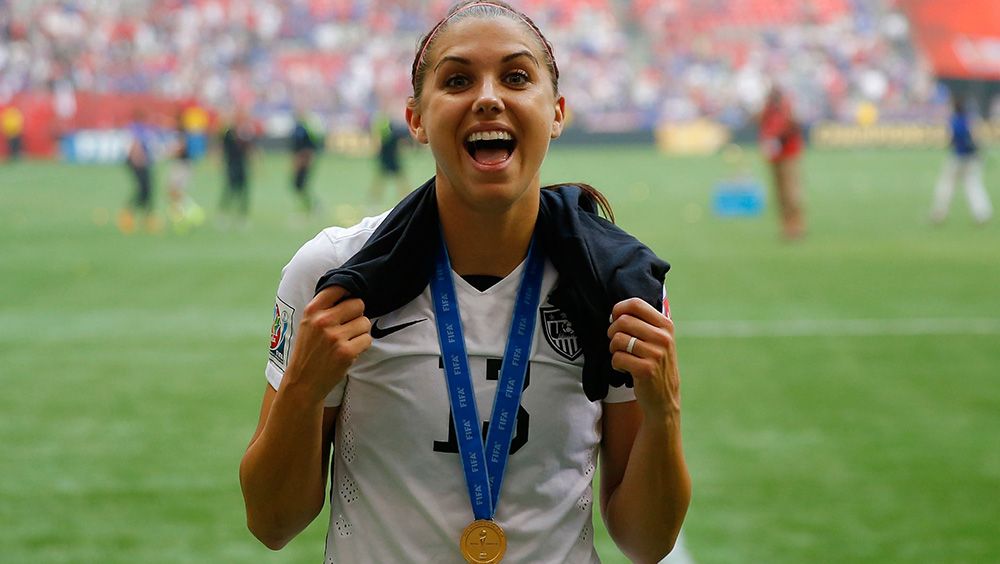 Alex Morgan, salah satu bintang Amerika Serikat yang bakal dinantikan kiprahnya di Piala Dunia Wanita 2019. Copyright: © sportingnews