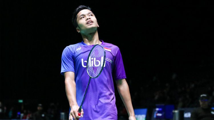 Tunggal putra Indonesia, Anthony Ginting. Copyright: &copy; HUMAS PP PBSI