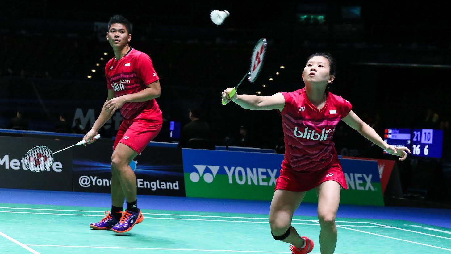 Praveen Jordan dan Debby Susanto (All England 2017). Copyright: © Humas PBSI