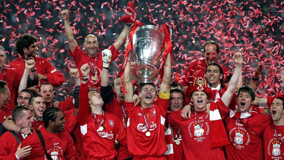 Liverpool saat menjuarai Liga Champions 2004/05. Copyright: © persources