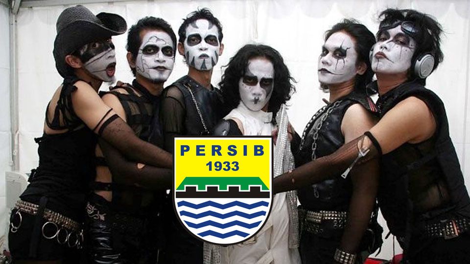 The Kubs, band asal Indonesia yang menciptakan lagu dukungan untuk Persib Bandung. Copyright: © wowkeren.com