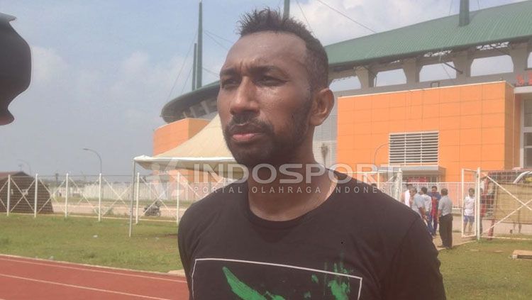 Patrich Wanggai saat masih membela Borneo FC. Copyright: © Muhammad Adiyaksa/INDOSPORT