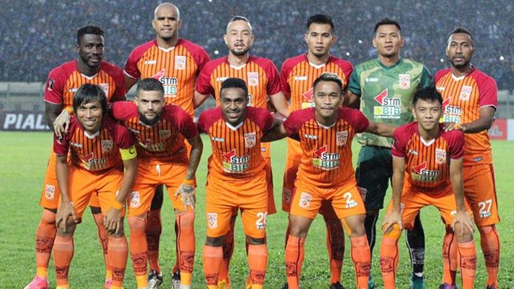 Skuat Pusamania Borneo FC di Piala Presiden 2017. Copyright: &copy; Twitter/@PusamaniaBorneo.