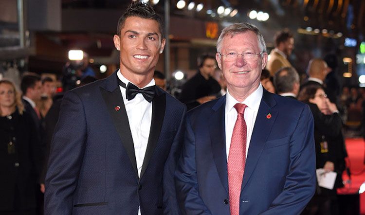 Cristiano Ronaldo dan Sir Alex Ferguson. Copyright: © Karwai Tang/WireImage/Getty Images