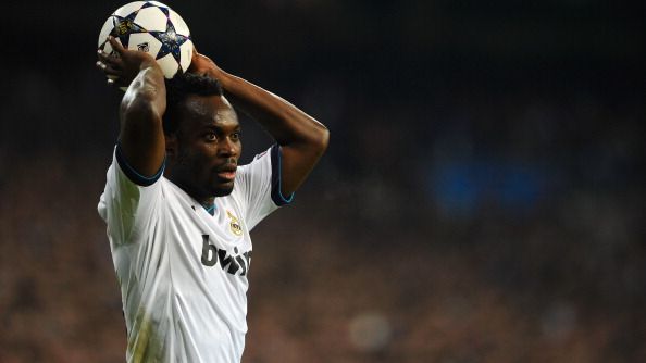 Michael Essien saat masih membela Real Madrid. Copyright: &copy; Manuel Queimadelos Alonso/Getty Images