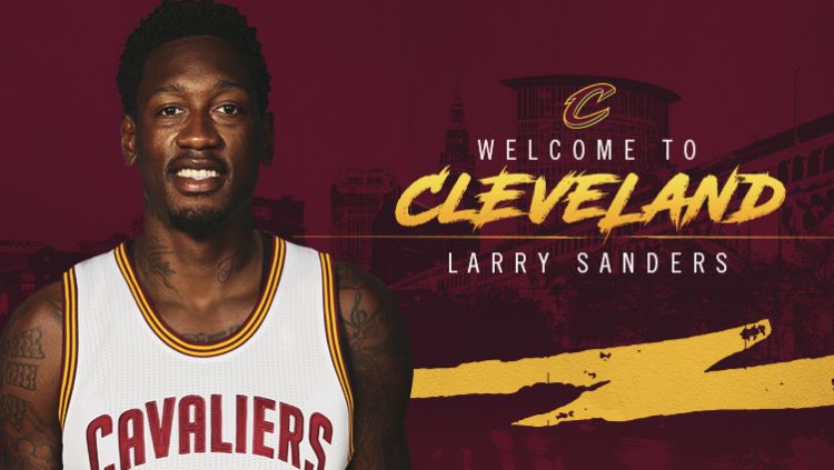 Larry Sanders resmi bergabung dengan Cleveland Cavaliers. Copyright: © cavs.com