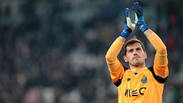 Iker Casillas pasca melawan Juventus. Copyright: © Emilio Andreoli/Getty Images