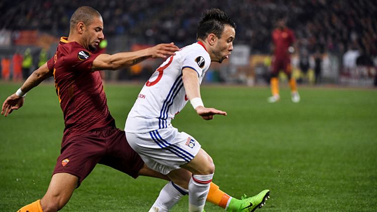 AS Roma 1-1 Lyon. Copyright: © ANDREAS SOLARO/AFP/Getty Images