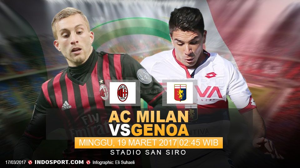 Prediksi AS Milan vs Genoa. Copyright: © Grafis: Eli Suhaeli/INDOSPORT/Getty Images