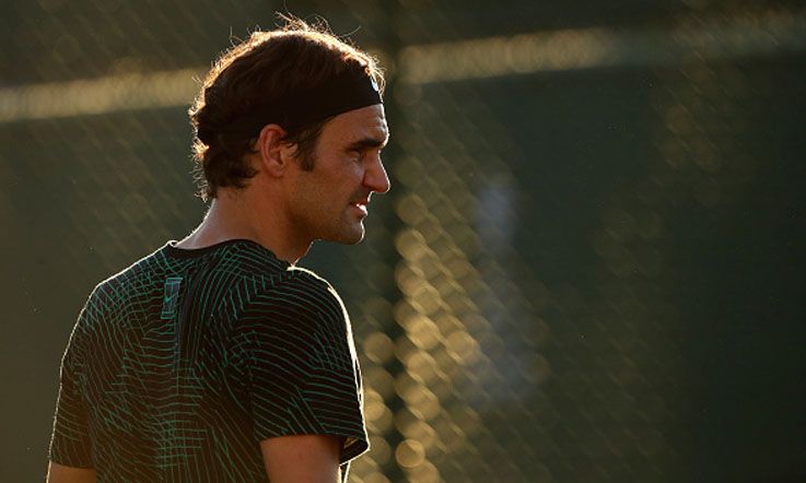 Petenis asal Swiss, Roger Federer. Copyright: © Clive Brunskill/Getty Images