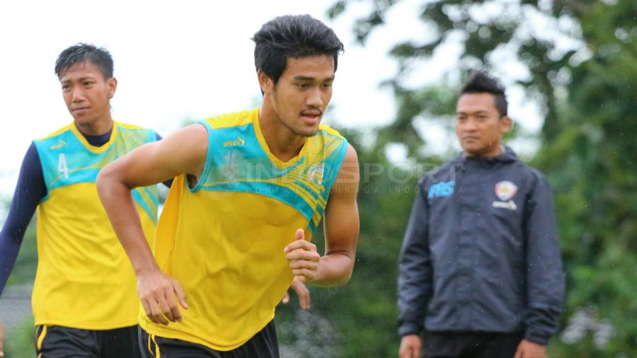 Pemain muda Arema FC, Muhammad Rafli. Copyright: © Ian Setiawan/INDOSPORT