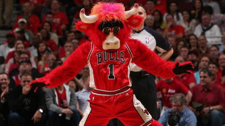 Benny The Bull, maskot tim Chicago Bulls. Copyright: © Sportsblog