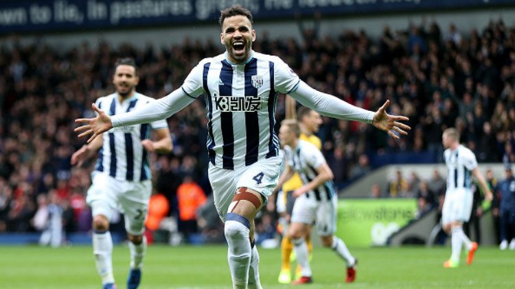 Pemain West Bromwich Albion, Hal Robson-Kanu. Copyright: © Alex Morton/Getty Images