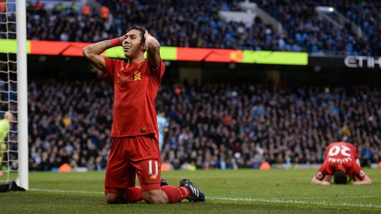 Penyerang Liverpool, Roberto Firmino. Copyright: &copy; OLI SCARFF/AFP/Getty Images