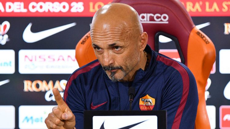 Pelatih AS Roma, Luciano Spalletti. Copyright: © Luciano Rossi/AS Roma via Getty Images