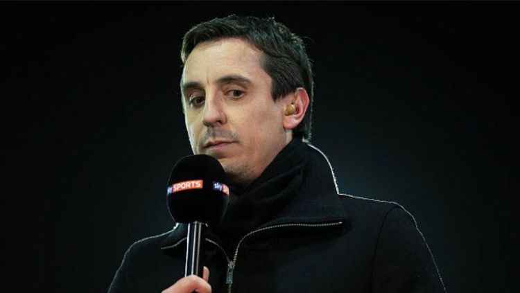 Mantan pemain Manchester United dan Timnas Inggris, Gary Neville. Copyright: © Simon Stacpoole/Mark Leech Sports Photography/Getty Images