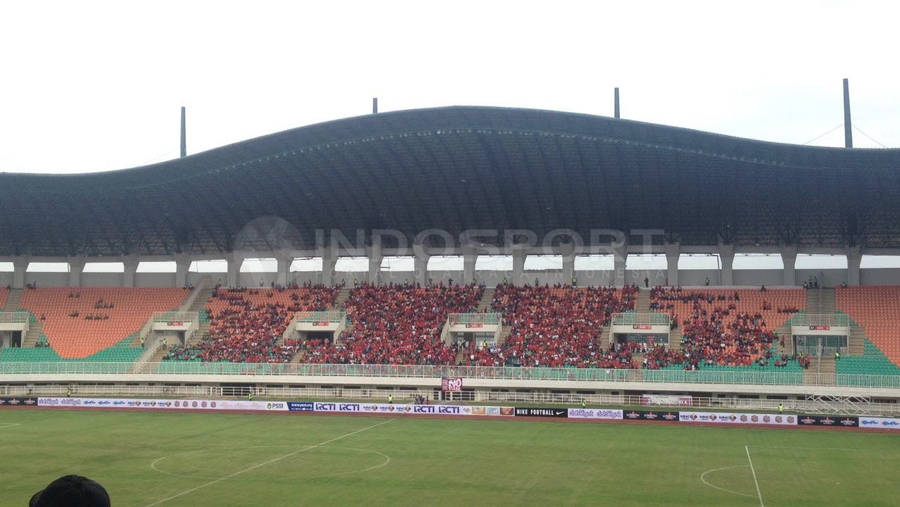 Stadion Pakansari, Bogor. Copyright: © Tengku Sufianto/Indosport