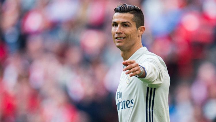 Bintang Real Madrid, Cristiano Ronaldo. Copyright: © Juan Manuel Serrano Arce/Getty Images