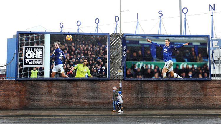 Goodison Park, kandang Everton. Copyright: © Martin Rickett/PA Images via Getty Images