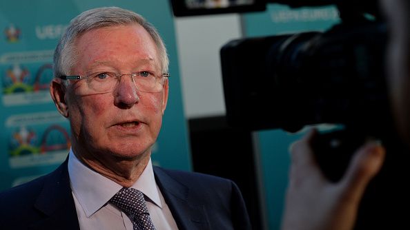 Alex Ferguson, mantan pelatih Man United. Copyright: © Mark Runnacles - UEFA / Contributor / Getty Images