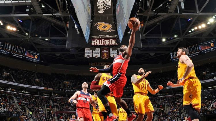 Cleveland Cavaliers vs Washington Wizards. Copyright: © ESPN
